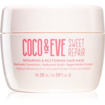 Coco & Eve Sweet Repair Repairing & Restoring Hair Mask masca hidratanta pentru intarire si stralucire - imagine 2